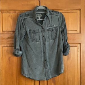 Express boyfriend long sleeve shirt